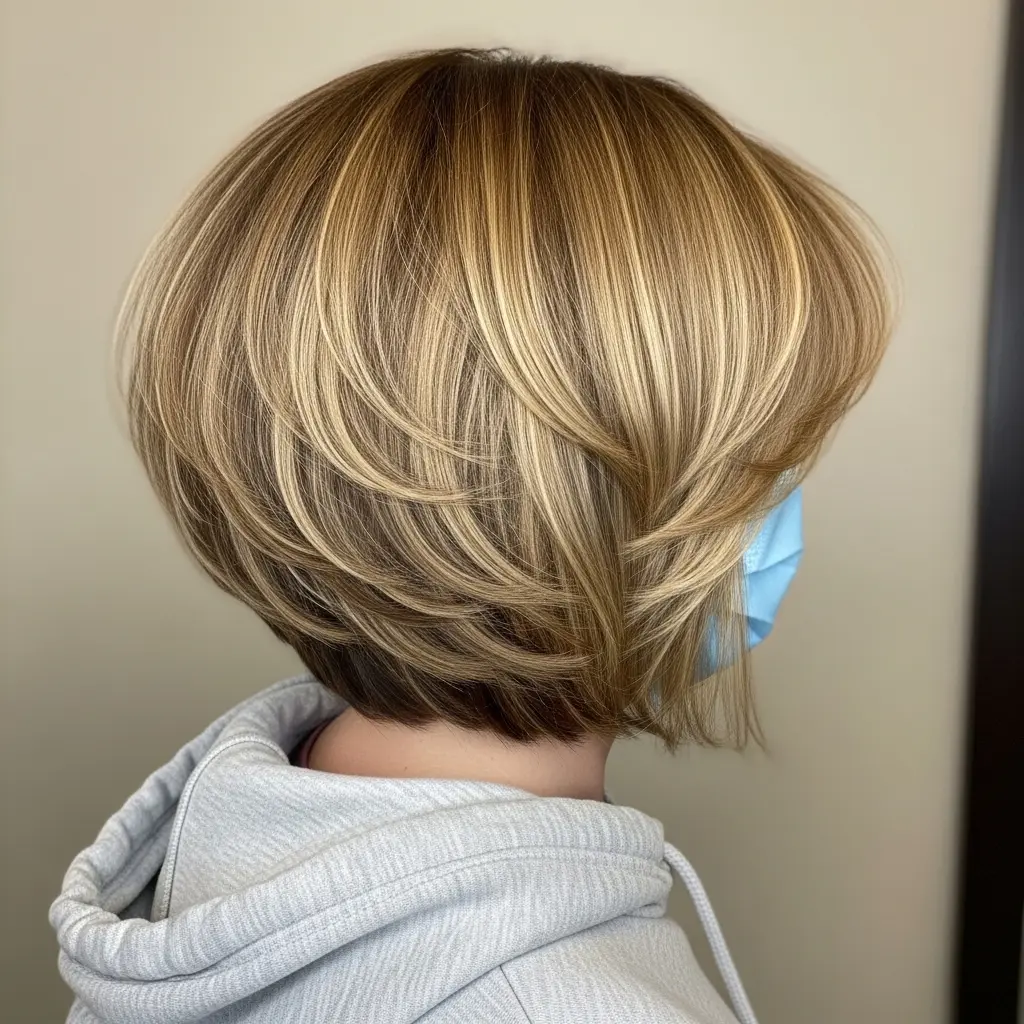 #5 Heavily Layered Inverted Haircut