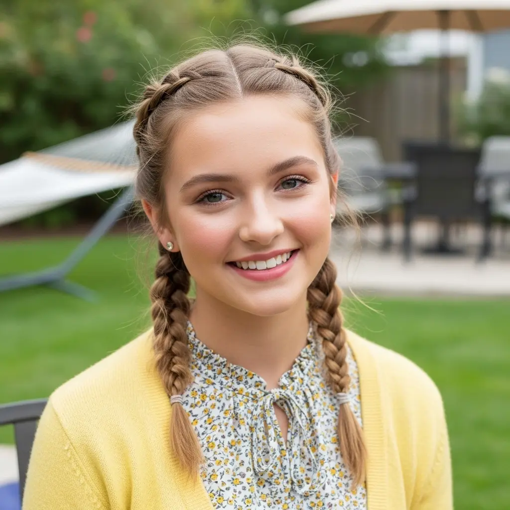 #5 Cute Braids for White Teen Girls with Fine Hair