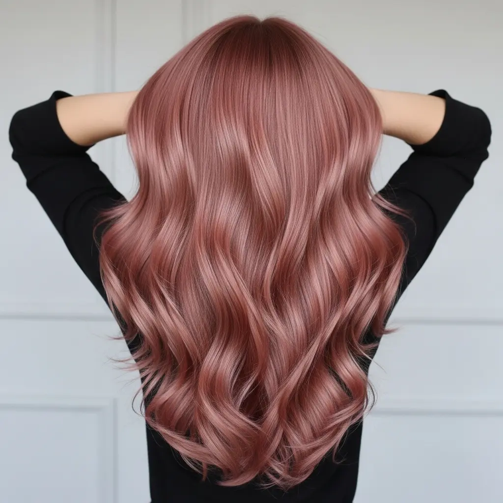 #5 Dark Pink Balayage Hair