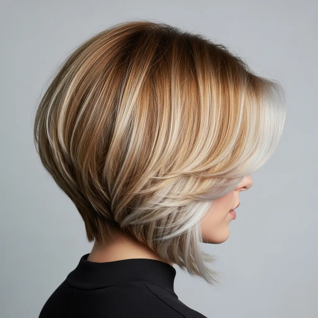 #6 Funky Inverted Cut (Back View)