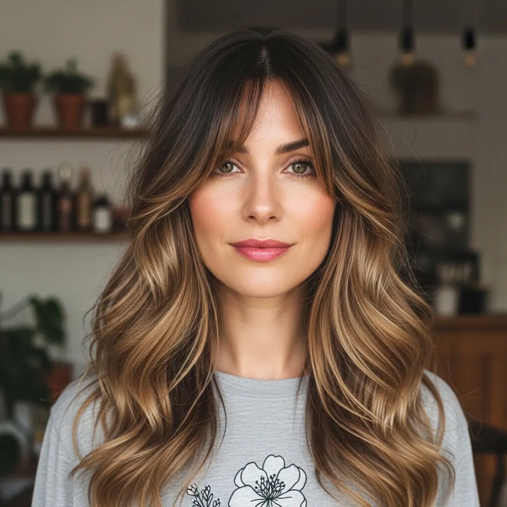 #6 Face-Framing Butterfly Cut with Fine Layers