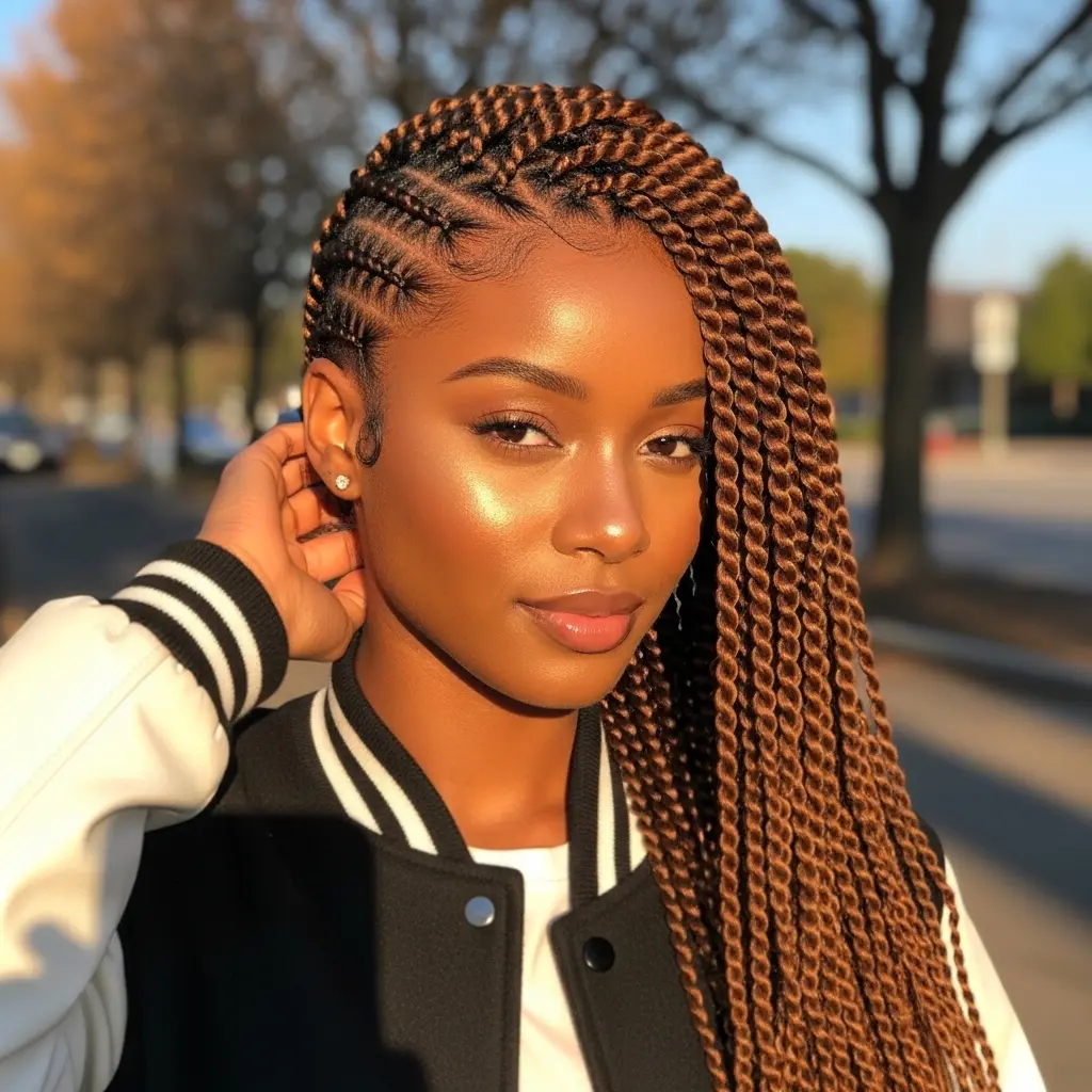 #6 Braided Flip Over Look for Teens