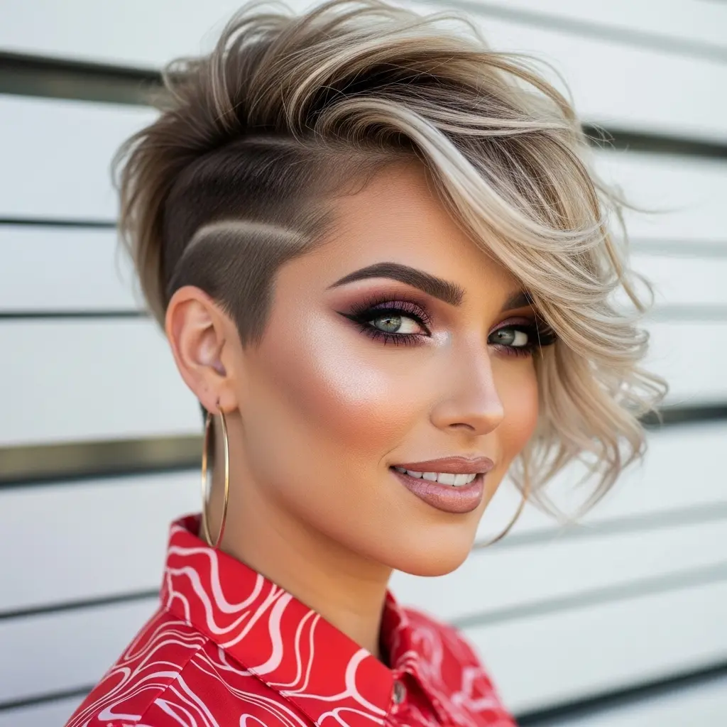 #6 Voluminous Lixie Haircut with Side Part