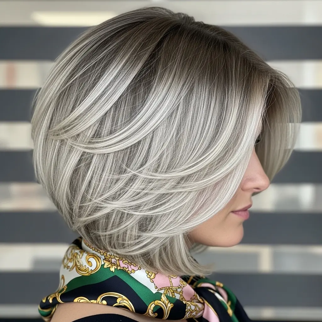 #7 Blonde A-Line Bob for Short Hair