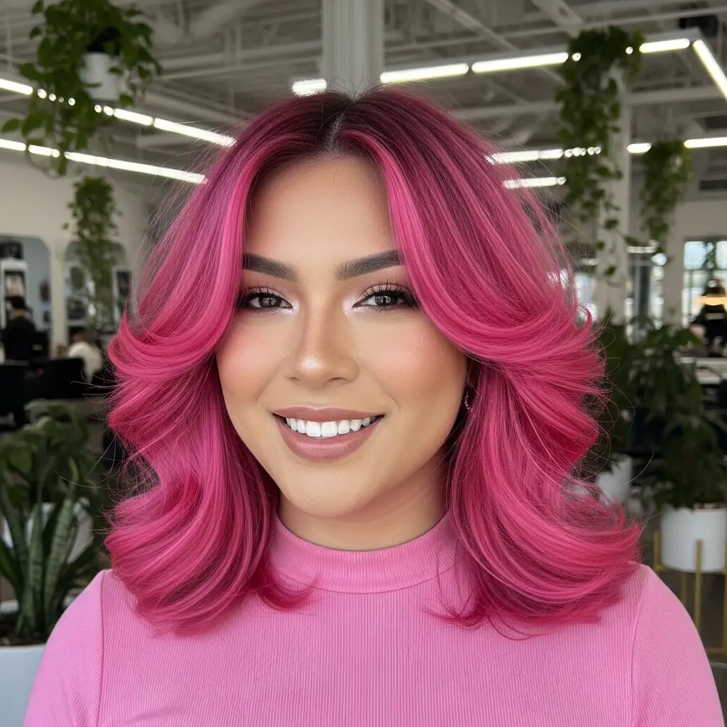 #7 Vibrant Pink Money Piece