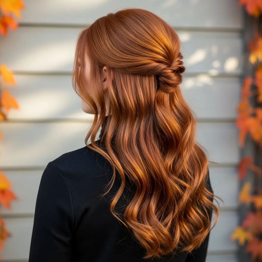 #7 Sun-Kissed Ginger Copper Waves