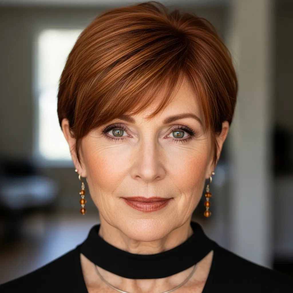 #8 Graceful Ginger Copper for Women Over 70