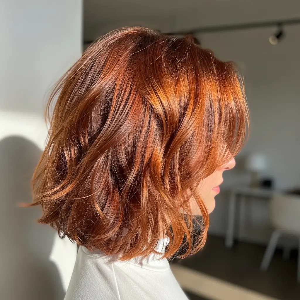 #9 Dimensional Coppery Auburn Hair