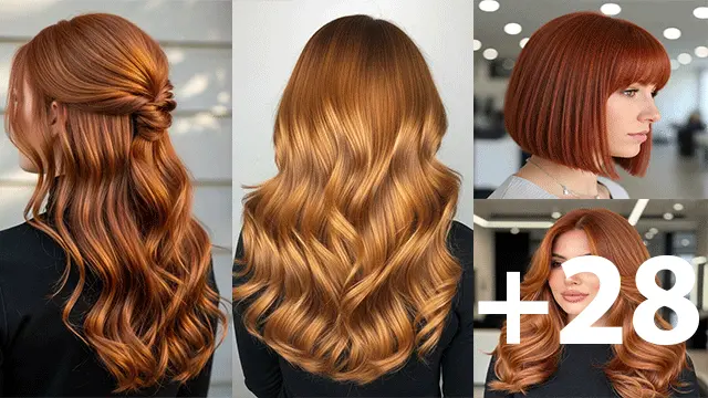 28 Ginger Copper Hair Ideas for a Bold New Look