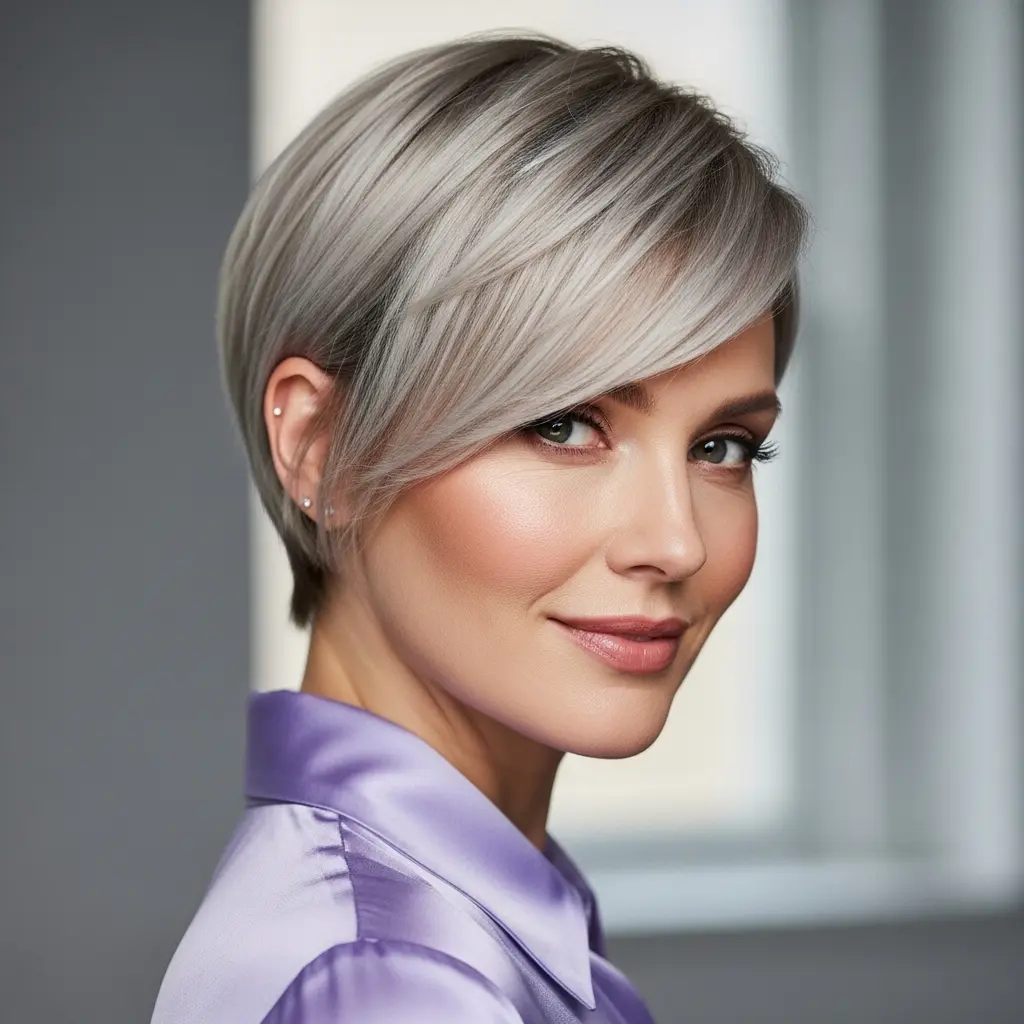 #4 Side-Swept Blonde Edge