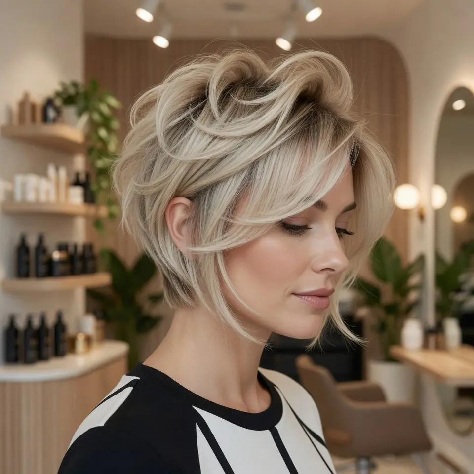 #9 Champagne Blonde Pixie Bob
