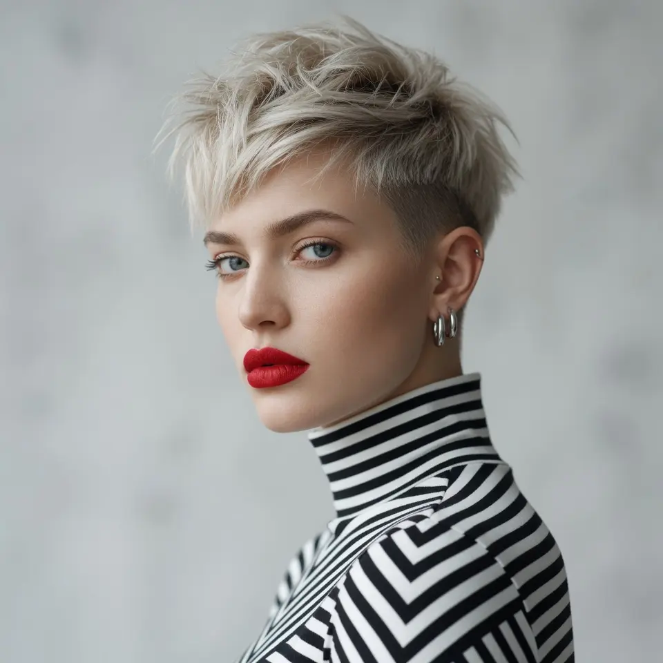 #1 Short Pixie Cut with Texture