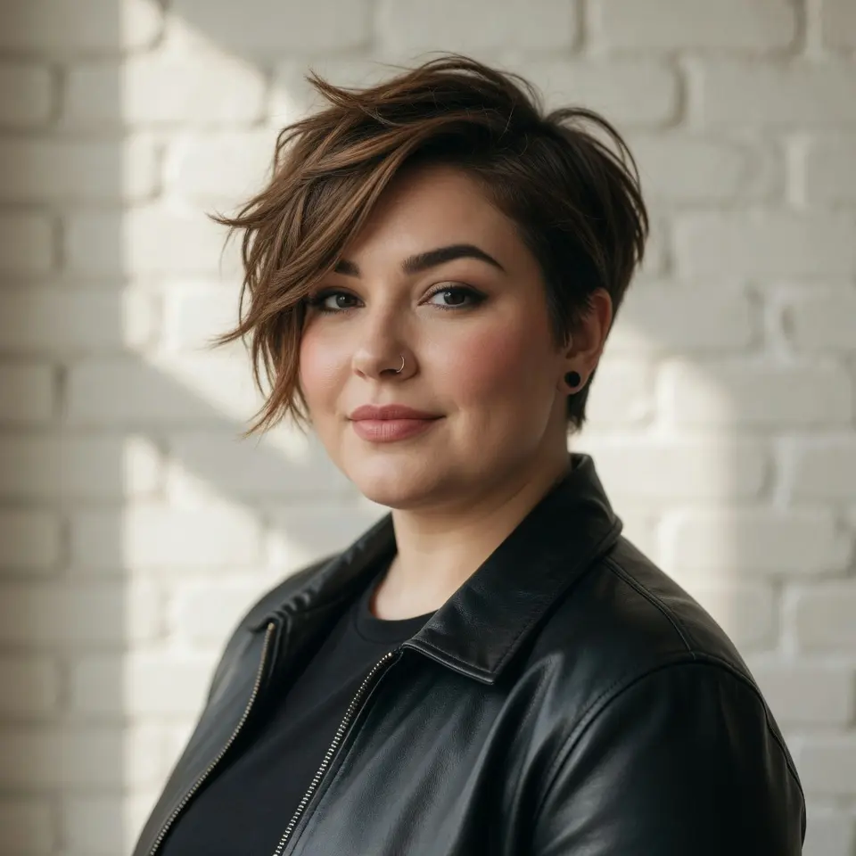 #1 Edgy Asymmetrical Pixie Cut