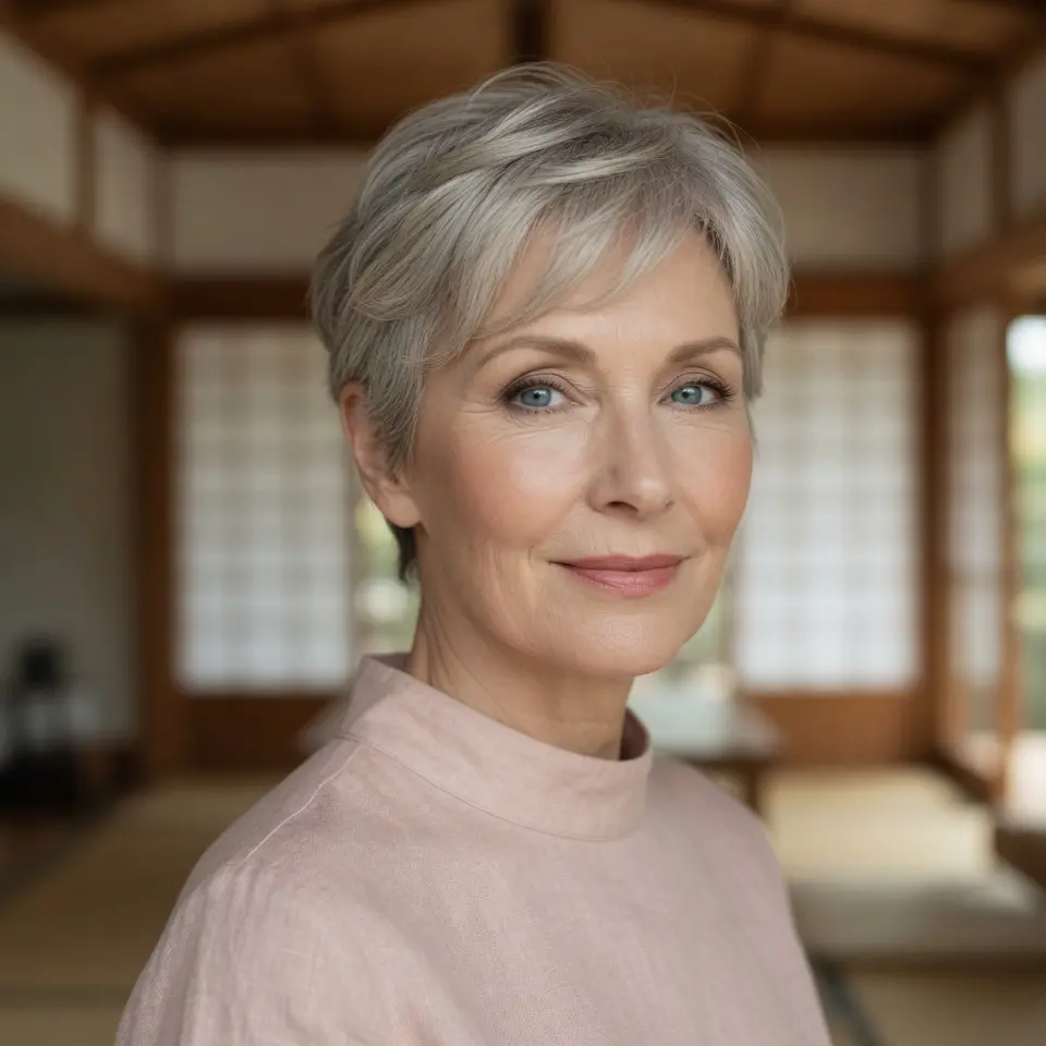 #10 Elegant Silver Layered Side-Sweep