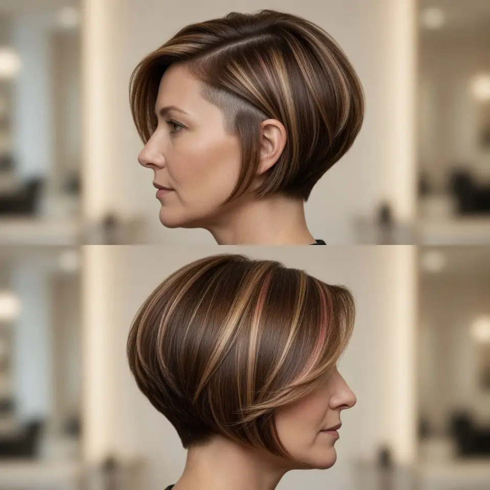 #10 Asymmetrical with a Buzzcut Underneath