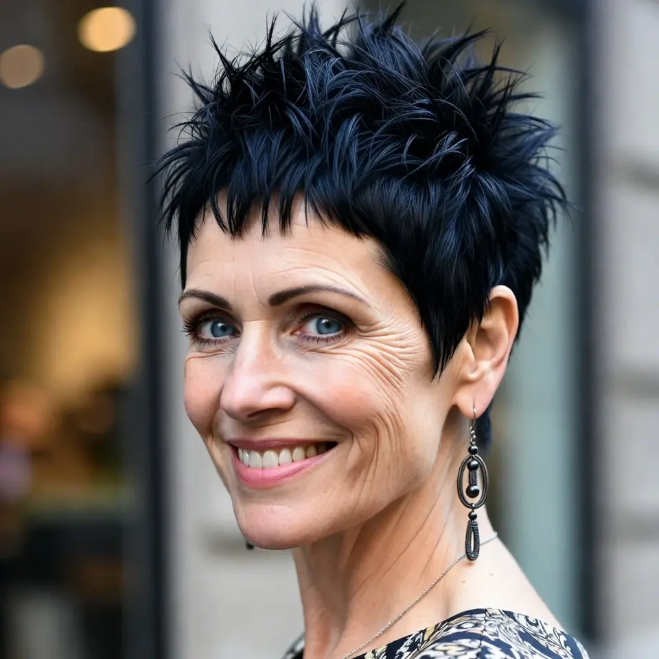 #12 Edgy Textured Pixie Shag with Choppy Baby Fringe