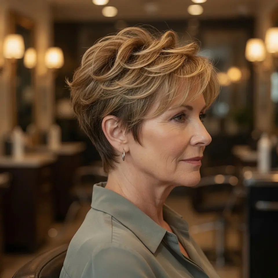 #14 Razor Cut Textured Pixie