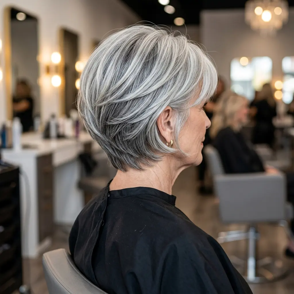#15 Long Pixie Blowout