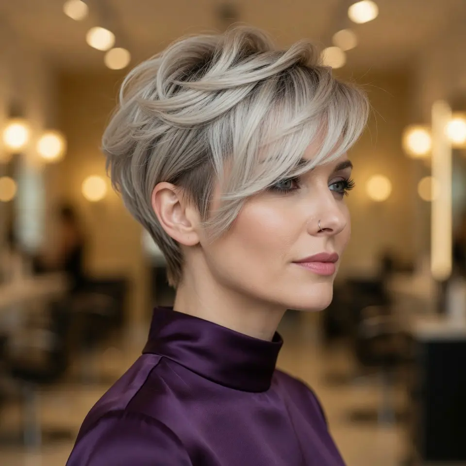 #15 Stacked Asymmetrical Pixie Bob