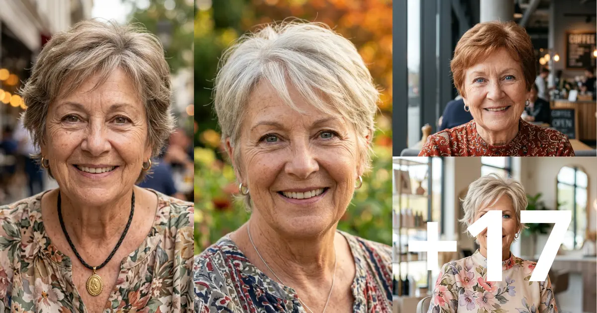 17 Choppy Pixie Cuts for Women Over 70 You'll Love