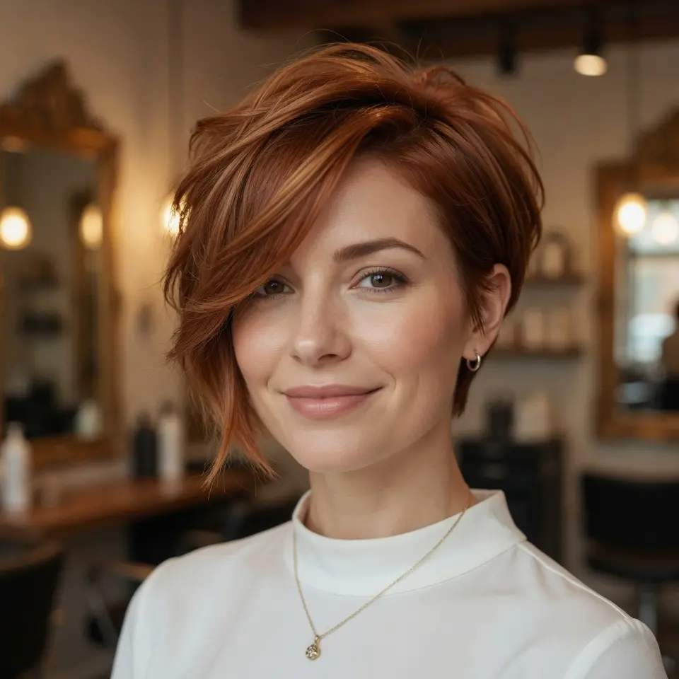 #2 Longer Pixie Cut for Women Over 40