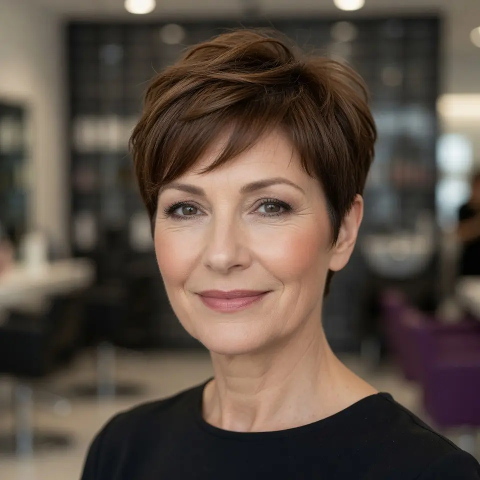 #2 Long Pixie with Subtle Side Bangs