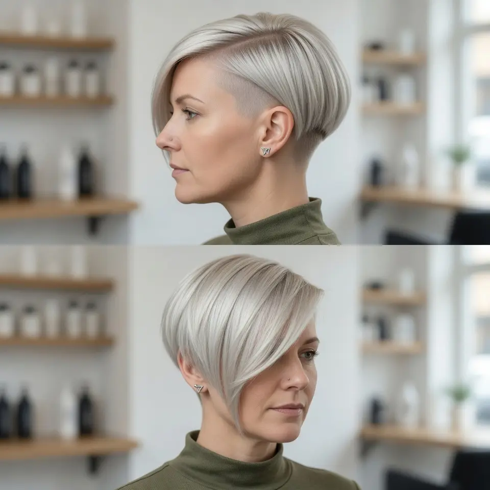 #20 Simple Undercut for Women Over 30