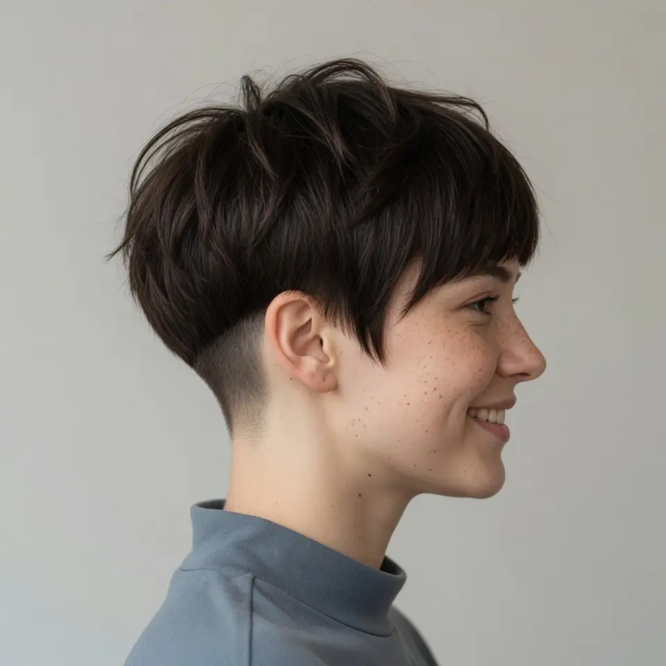 #21 Pixie Bob with a Nape Undercut