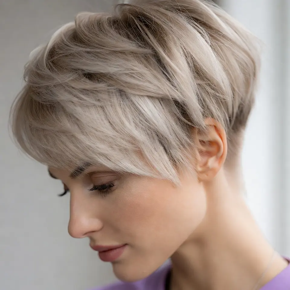#25 Stacked Pixie Bob for Short Hair