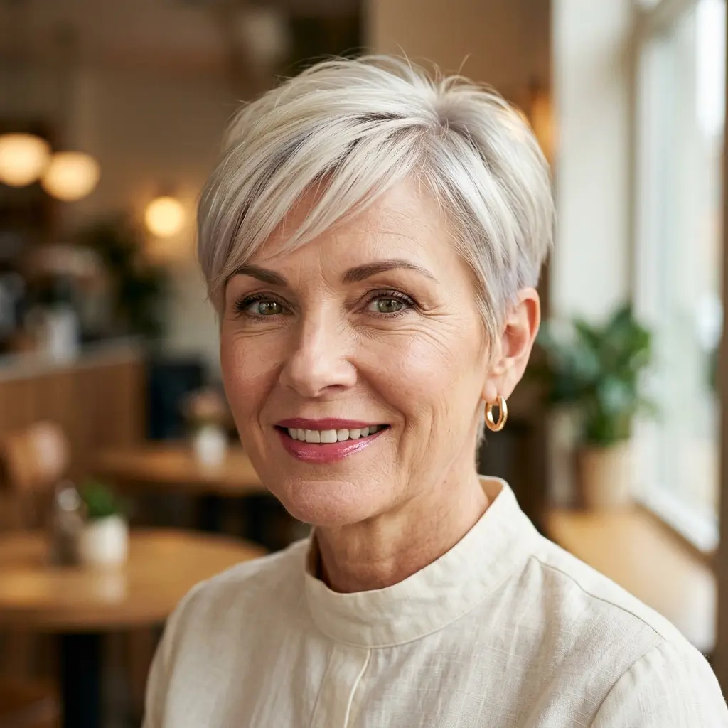 #3 Textured Pixie Cut for Fine Hair