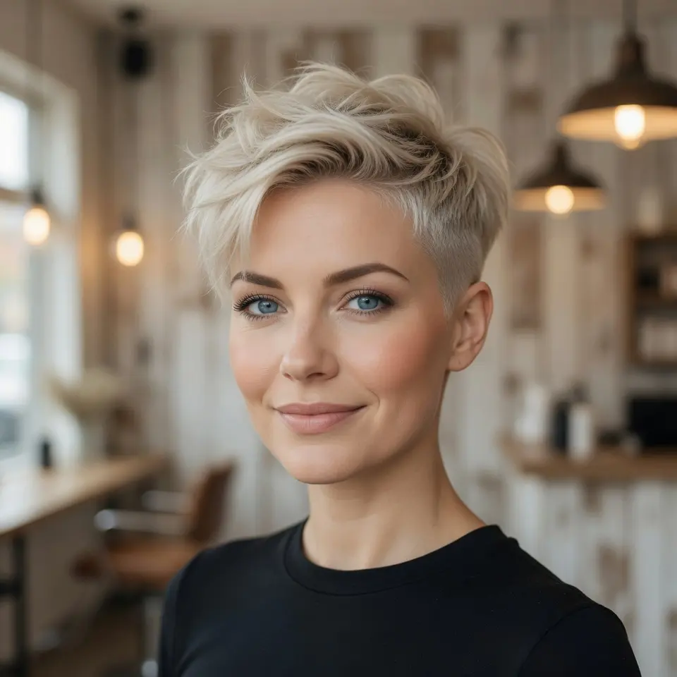 #3 Choppy Pixie Cut
