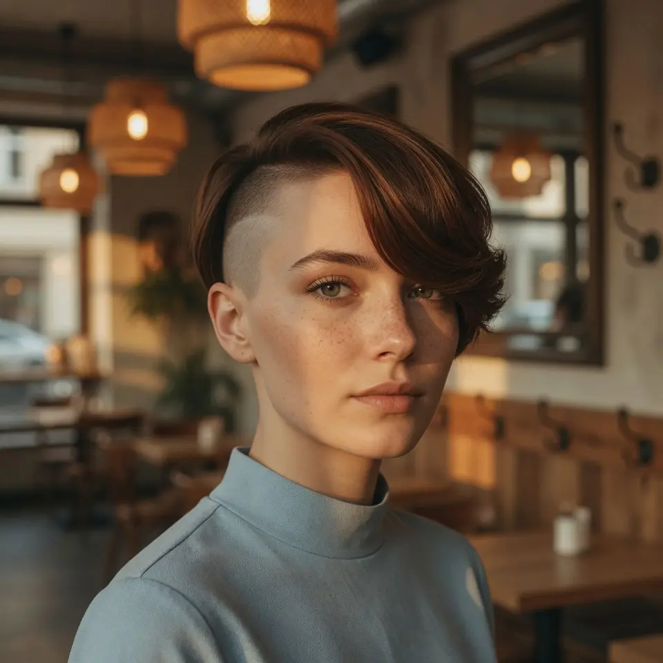 #5 Pixie Bob Undercut for Round Face