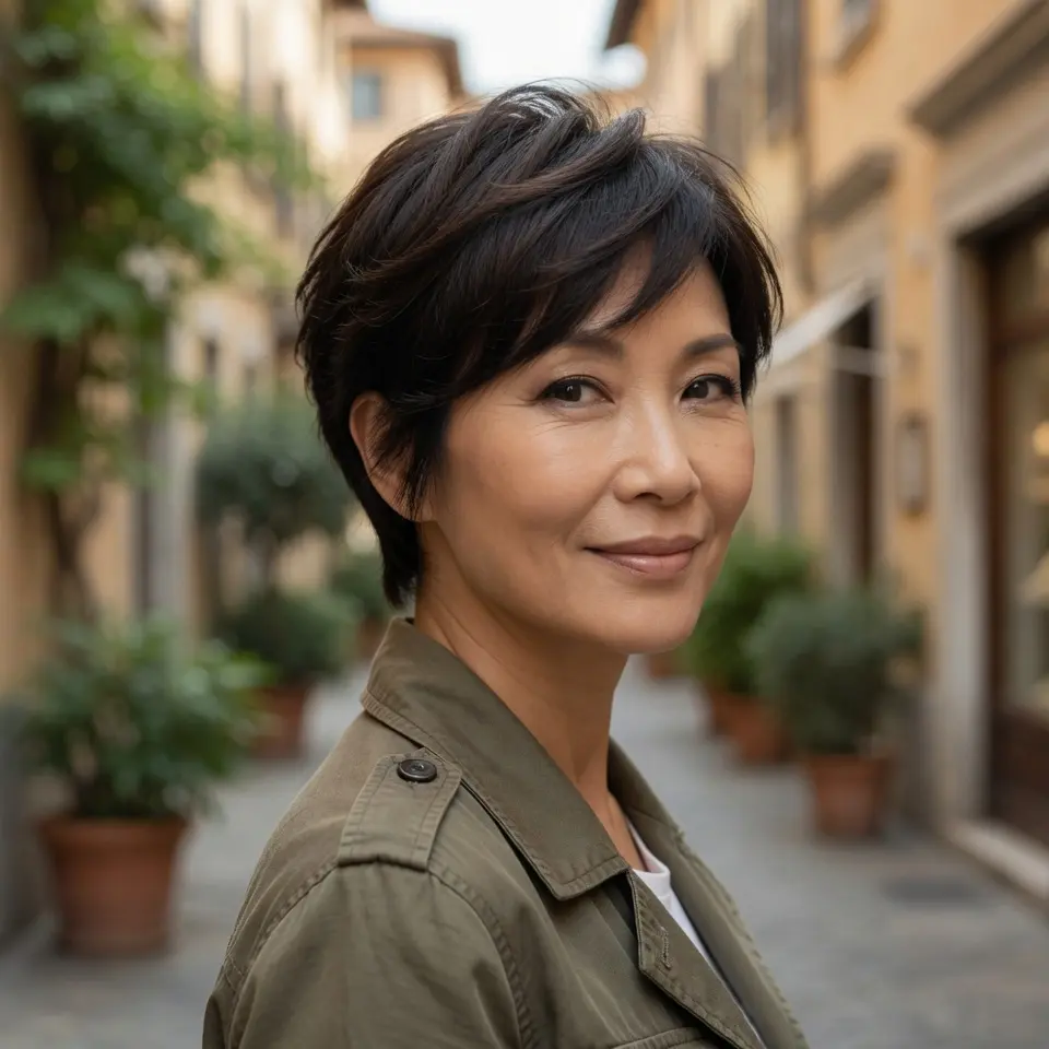 #7 Inverted Pixie Bob with Front Length Emphasis
