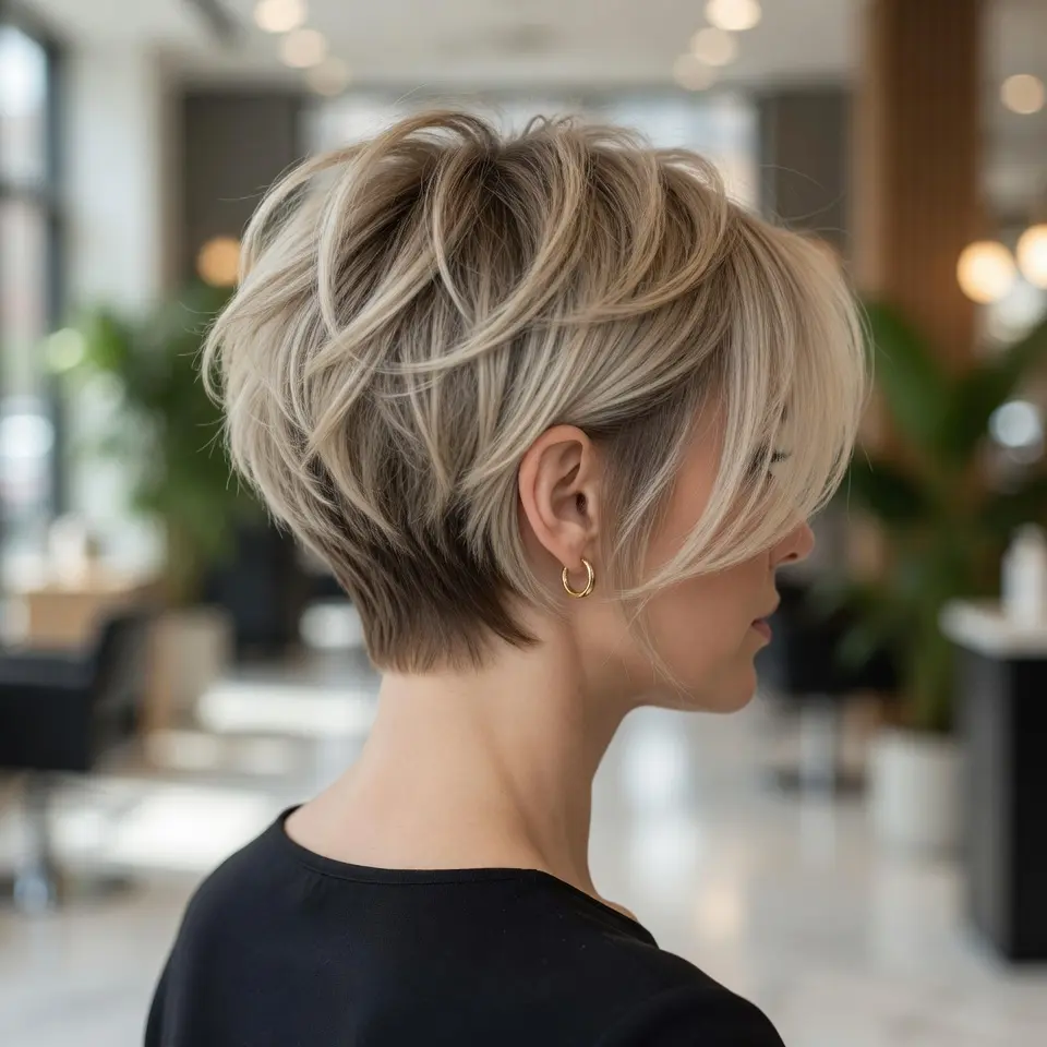 #7 Undercut with a Shaved Nape