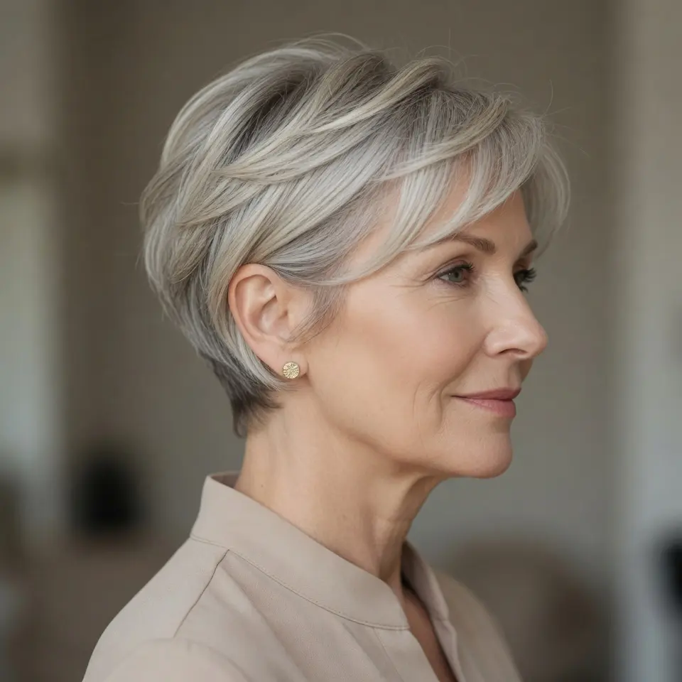 #8 Short Stacked Bob + Pixie Hairstyle