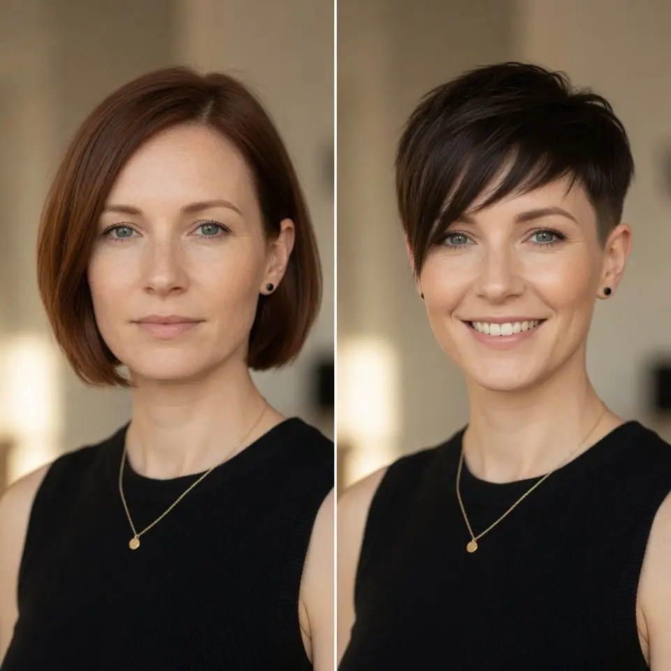 #9 Face-Framing Fringe on a Pixie Cut